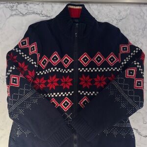 Vintage Pick: 70s Paul & Shark Yachting Wool Ski Sweater Jacket Nordic Zip Knit